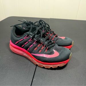 Nike Air Max 2016 Black Running Shoes Women’s Size 8.5 806772-006